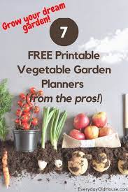 Vegetable Garden Journal Printables