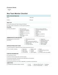 Security Induction Checklist Employee Name Position New Template Uk