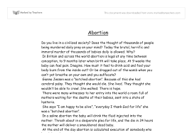 An Essay About Abortion Magdalene Project Org