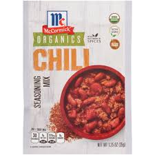 mccormick organics chili seasoning mix