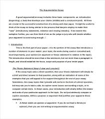 8 argumentative essay exles free