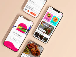 food delivery app homepage ui design