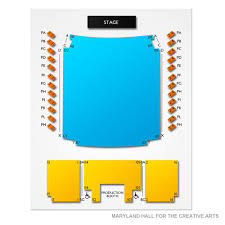 Maryland Hall For The Creative Arts 2019 Seating Chart