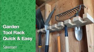 Adding these slant boxes to expand the space is smarter yet. Garden Tool Rack Youtube