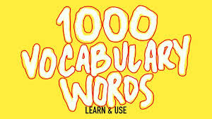 How To Learn And Use 1000 English Vocabulary Words