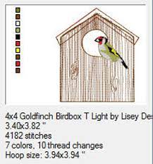 Digital Pattern Goldfinch House