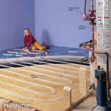 hydronic radiant floor heating works