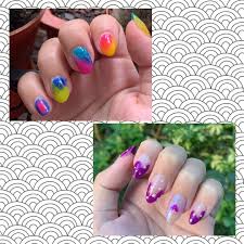 gel manicure extensions nail art