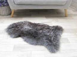 grey icelandic sheepskin rug gy