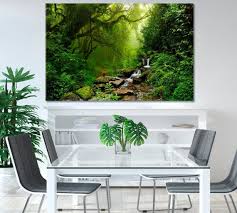tropical rainforest wall art print