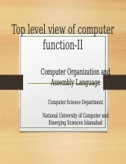 In simple words , the computer architecture is all about computer system design details expressed in terms of functional units and interconnection between these the computer memory is used to store the data and the program instructions. 1 19 Ppt Direct Memory Access Dma I O Computer Organization And Assembly Language Computer Science Department National University Of Computer And Course Hero