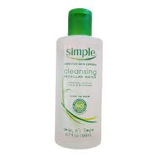 simple sensitive skin cleansing