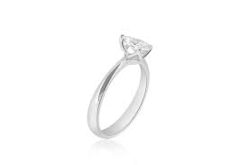 Pear Shape Engagement Ring Plain Band