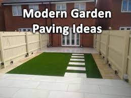 modern garden paving contemporary