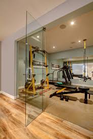 75 beautiful home gym with cork floors