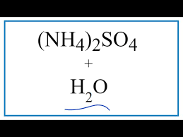 Nh4 2so4 H2o Ammonium Sulfate