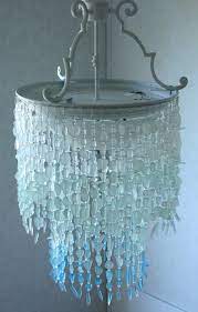 Sea Glass Chandelier Lighting Fixture