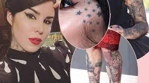 kat von d tattooing her skin completely