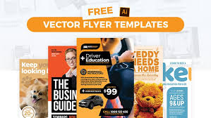 50 free vector flyer templates for pro