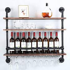 Whole Industrial Pipe Shelf Wine
