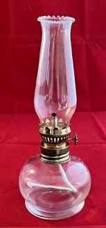 Miniature Vintage Oil Kerosene Lamp