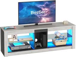 Bestier Led Tv Stand For Living Room