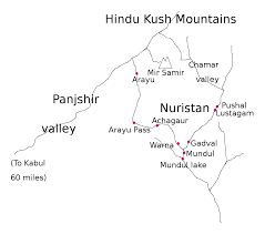 Hindu kush, great mountain system of central asia that stretches some 500 miles (800 km) in length and as much as 150 miles (240 km) in width. File A Short Walk In The Hindu Kush Map Svg Wikimedia Commons