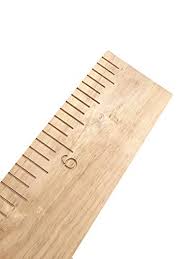 Diy Gift Unfinished Growth Chart Engraved Wooden Ruler Measuring Height Stick Hand Routed