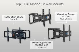 15 Best Full Motion Tv Wall Mounts In 2022