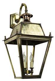 Balm Large Brass 3 Light Victorian