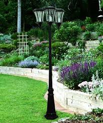 Victorian Solar Lamp Post Triple
