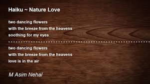 nature love poem by m asim nehal