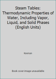steam tables thermodynamic properties