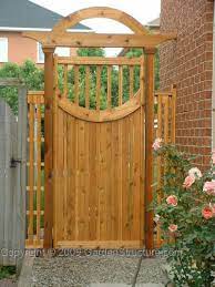 wooden garden gate wood fence gates