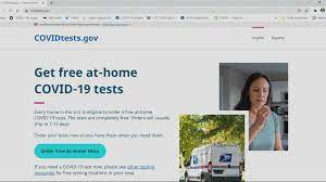 Government website for at-home COVID ...