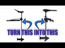 trolling motor conversion bow mount to