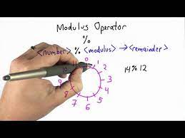 modulus operator cs101 udacity