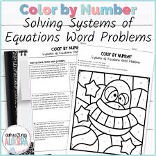 Solving Systems Of Equations Word