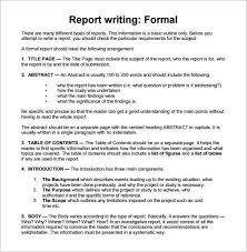 Sample Report Writing Format 31 Free Documents In Pdf