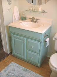 Aqua bathroom brown bathroom decor small bathroom colors bathroom towels master choose one of these popular bathroom colors for your walls or vanity to create a fresh, inviting space. Castleandcottagesigns The Bathroom Reveal Aqua Bathroom Painting Bathroom Bathroom Decor