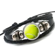 Check out our tennis ball bracelet selection for the very best in unique or custom, handmade pieces from our bracelets shops. Tennis Bracelet Charm Leather Mypassionistennis