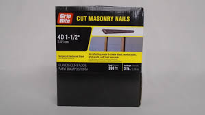 4d hard cut masonry nails 3 1 2 long