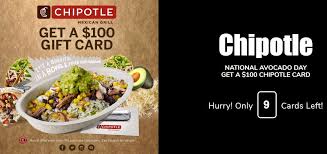 chipotle 100 gift cards scam on free
