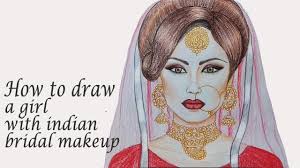 with indian bridal makeup step