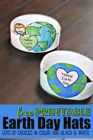 free printable earth day hats craft
