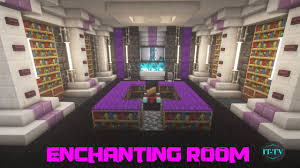 minecraft enchanting room tutorial