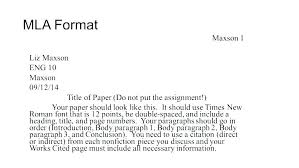 Essay Outline Mla Format Style Example Essay Format Essay Outline
