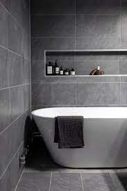 72 Grey Bathroom Tile Ideas To Elevate
