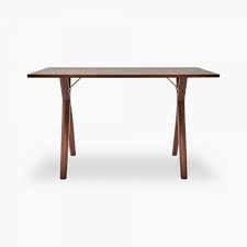 Sloane 4 Seat Dining Table Dark Stain