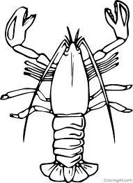 Colored pencils, markers or crayons. Lobster Coloring Pages Coloringall